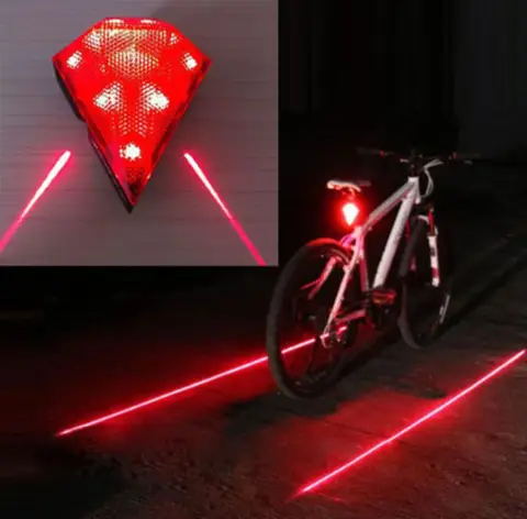 USB Charging Warning Light Bicycle Tail