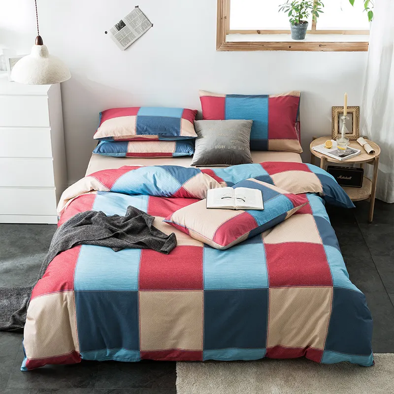 Check cotton bedding - 8 Style