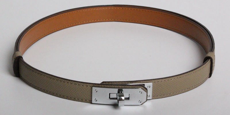 Khaki silver buckle