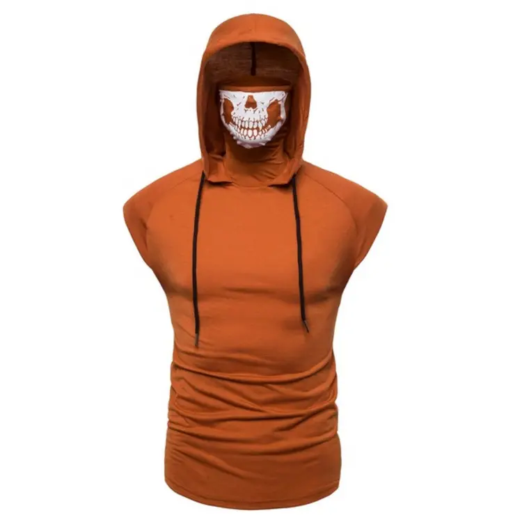 Masked hooded vest