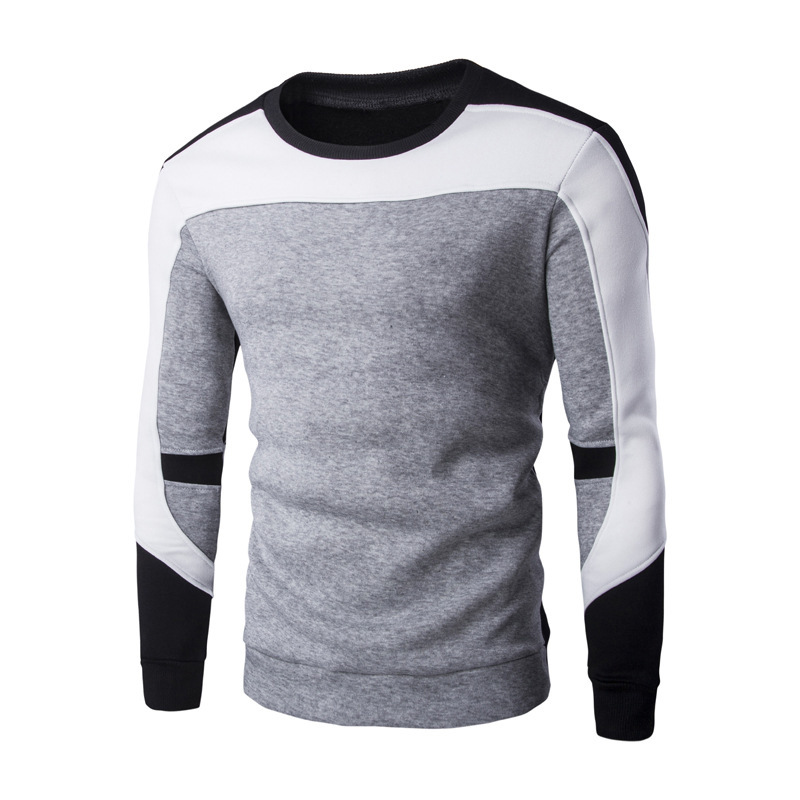 Men's mosaic contrast sweater