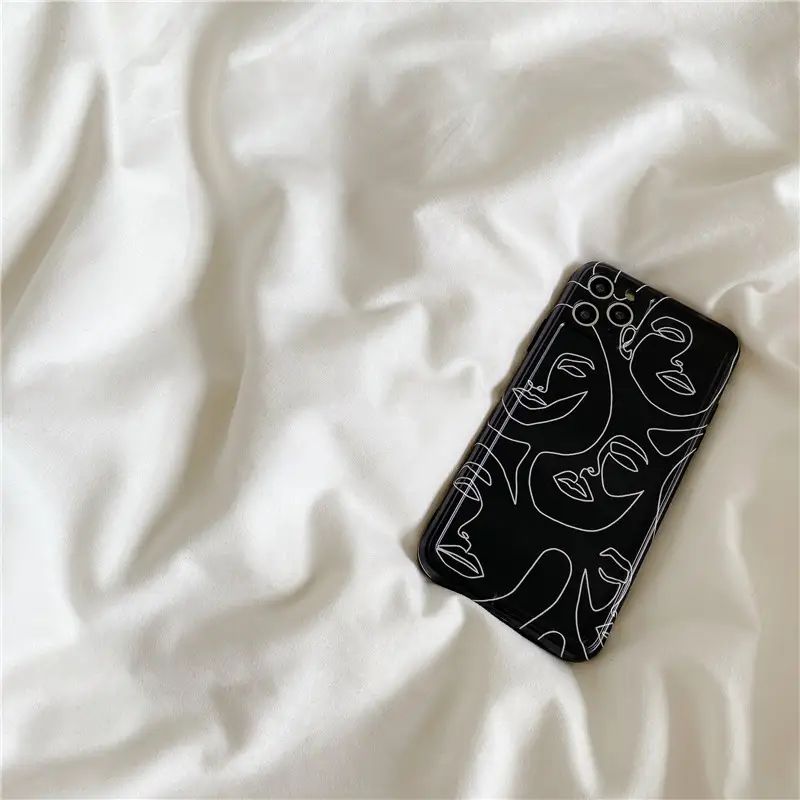 Lineart portrait phone case