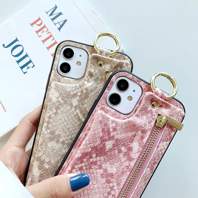 Compatible with Apple, Serpentine card case