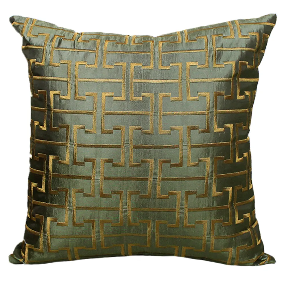 Imitation silk compound embroidery - 2 Army Green
