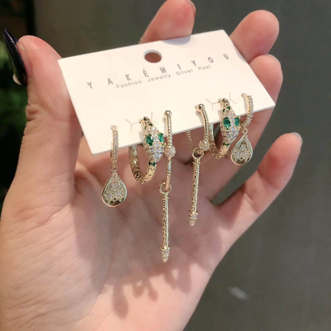 Cross Pentagram Earrings