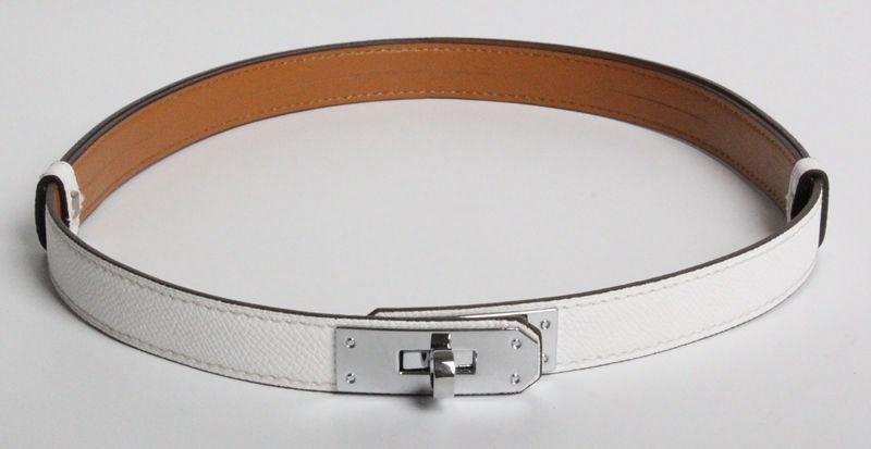 White silver buckle