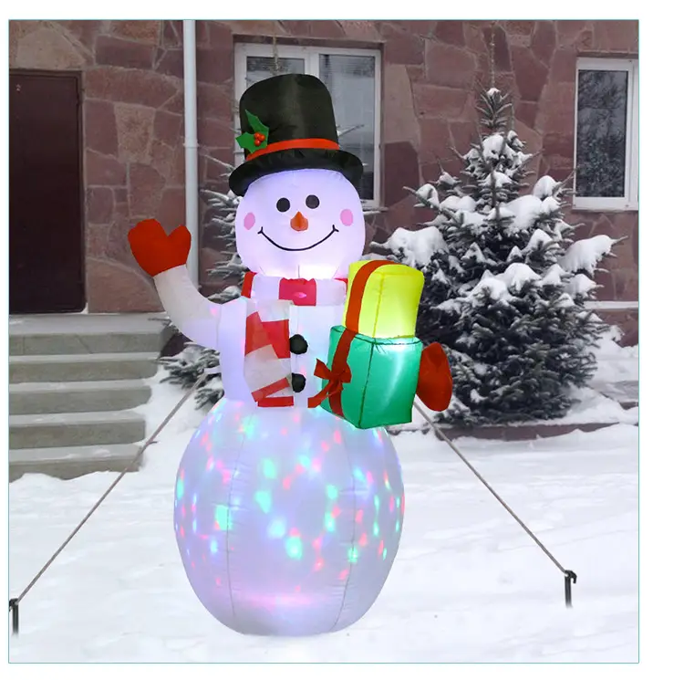 Decorate the garden for Christmas
