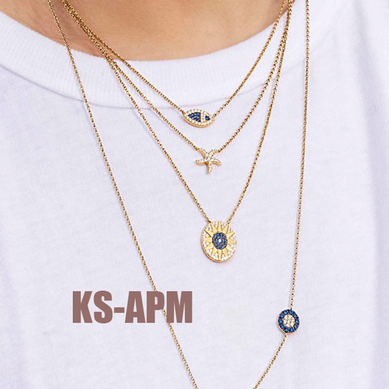 Women's style necklace with tassel clavicle chain