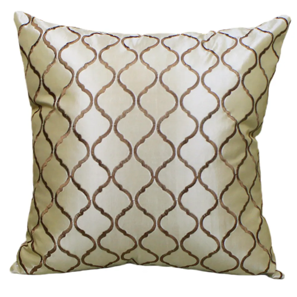 Imitation silk compound embroidery - 1 Champagne