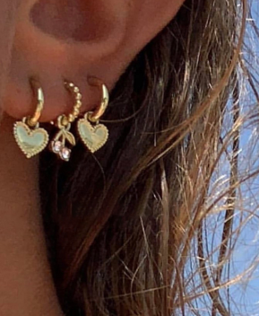 Small cherry love combination Earrings