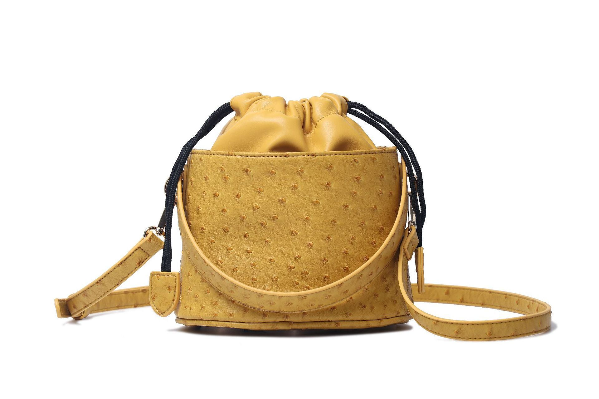 Mini bucket bag with single shoulder bag