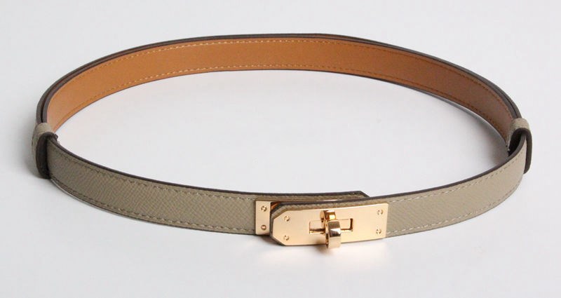 Khaki gold buckle