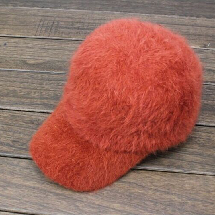 Shangtu fur hat warm knit cap