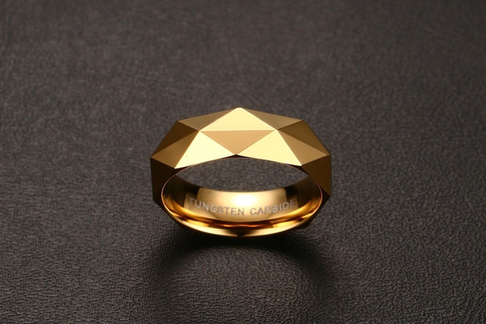 Tungsten steel diamond ring