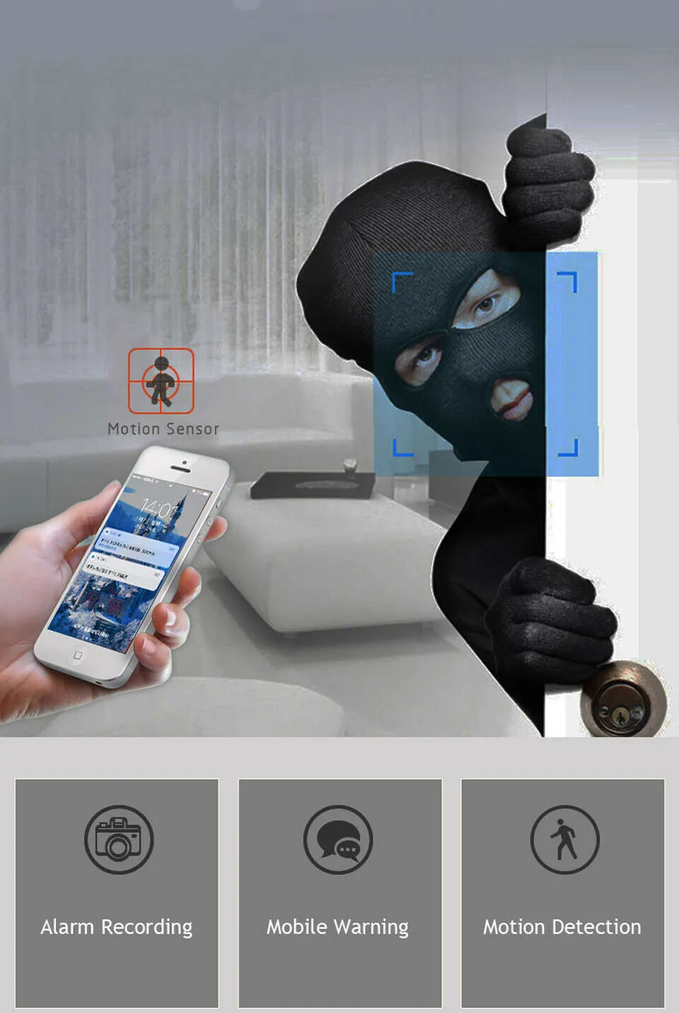 WiFi wireless CCTV IP camera home security monitor – image 4
