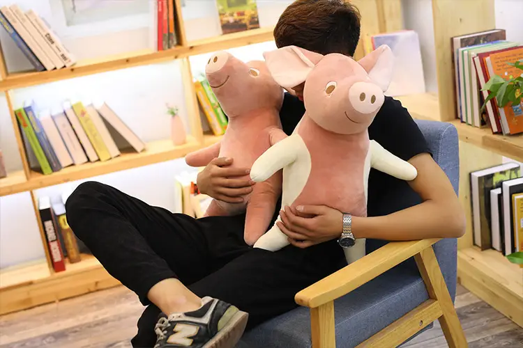 Pig plush toy doll catch machine doll