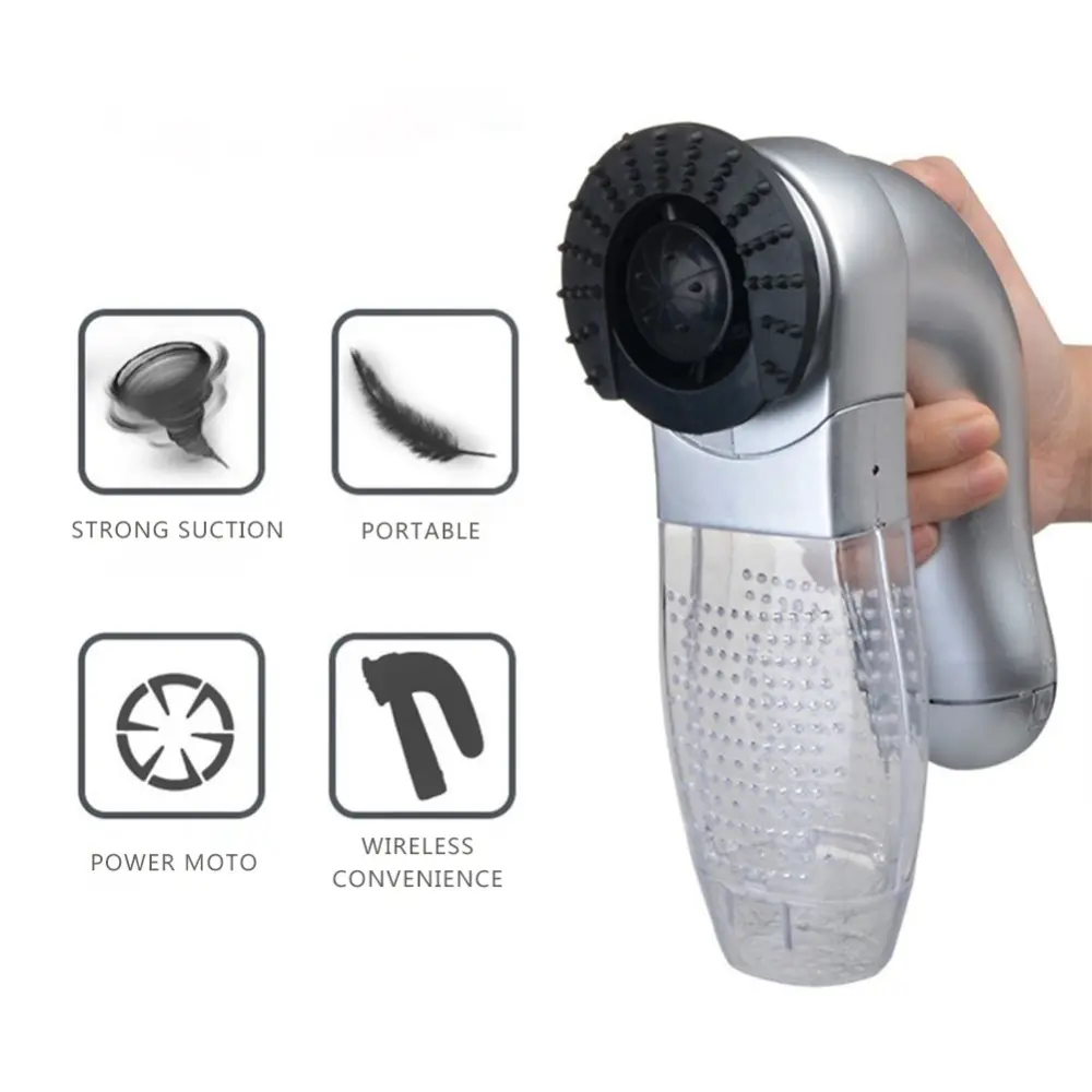 Electric Pet Hair Remover Device Cleaning Cat