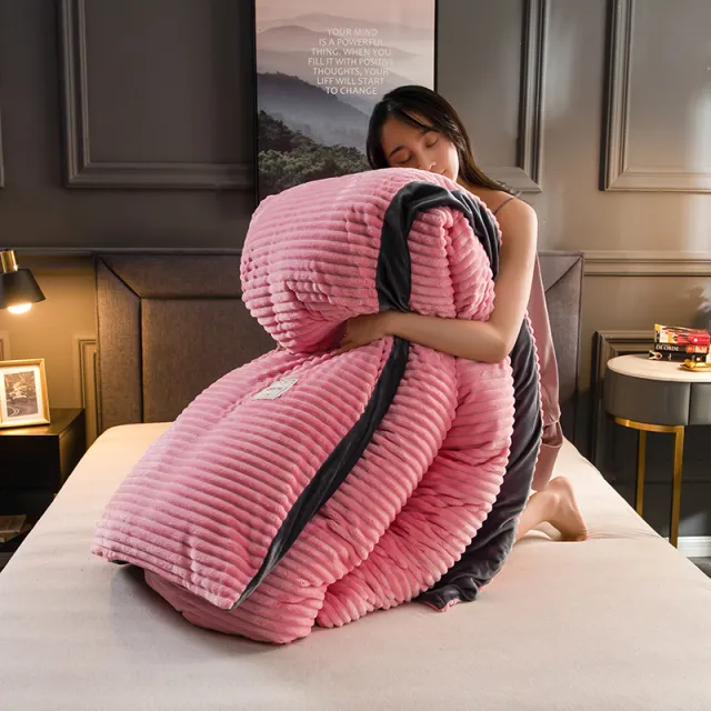 Four piece magic duvet cover Pink - Shop at LoveMi