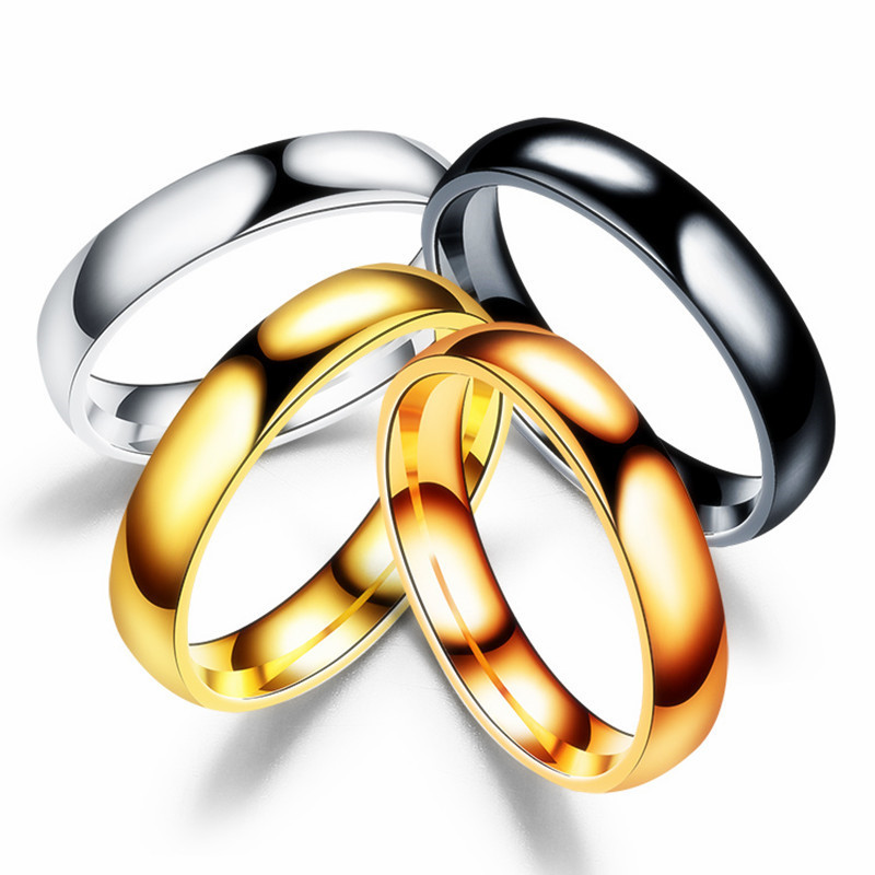 titanium steel stainless steel ring couple ring