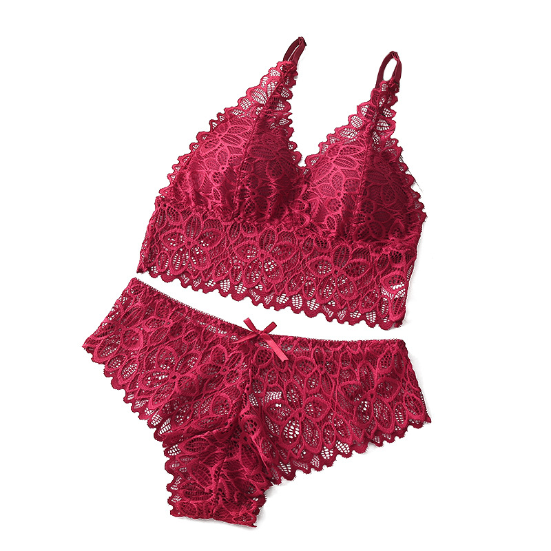 Two-piece lace underwear set