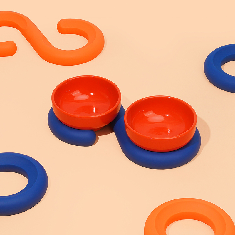 Protect the cervical spine dog bowl