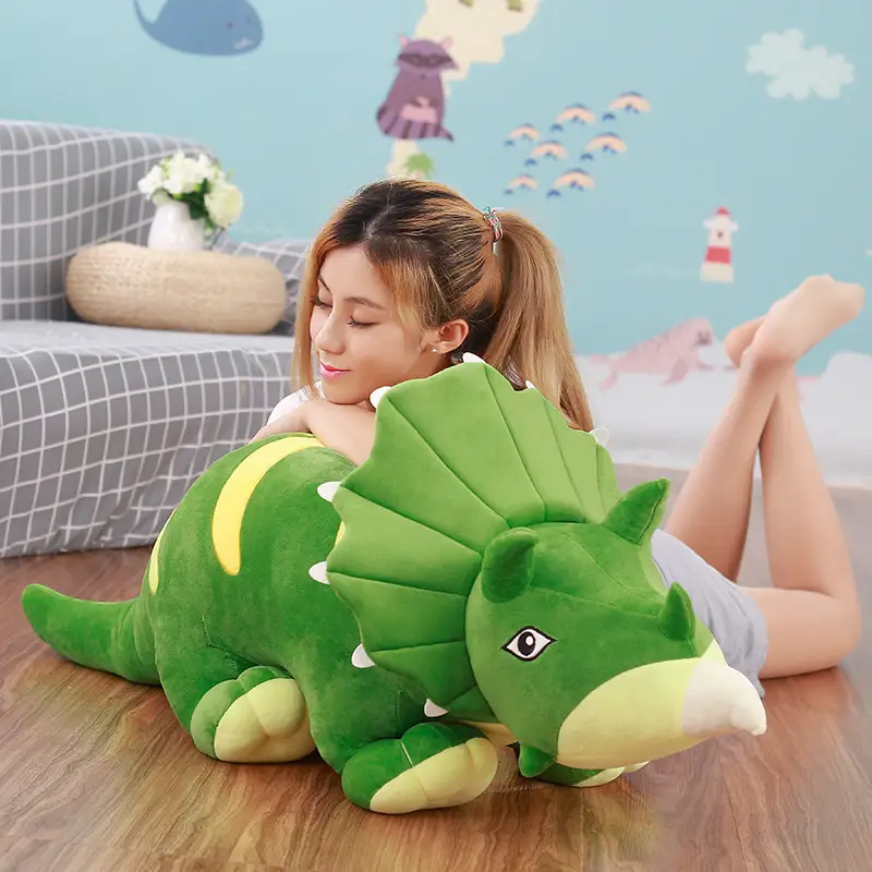 Triceratops dinosaur plush toy