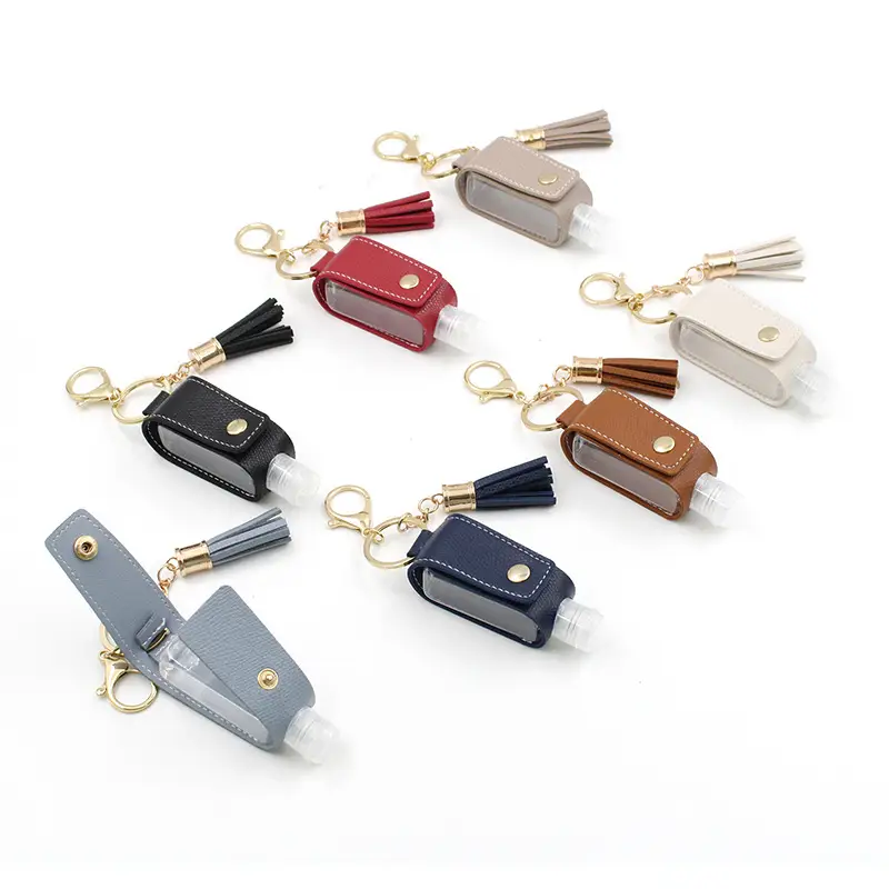 Student hand sanitizer keychain bag