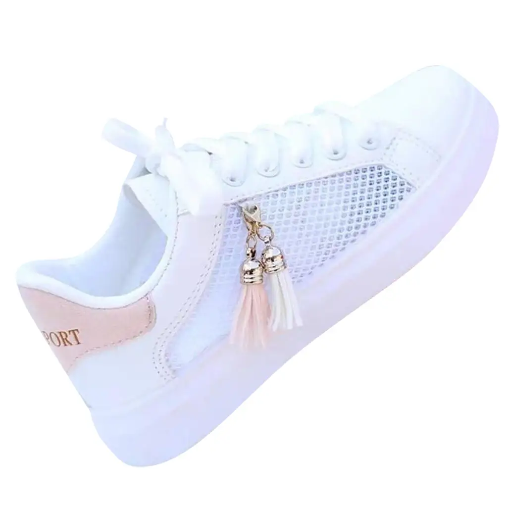 Women's mesh white shoes