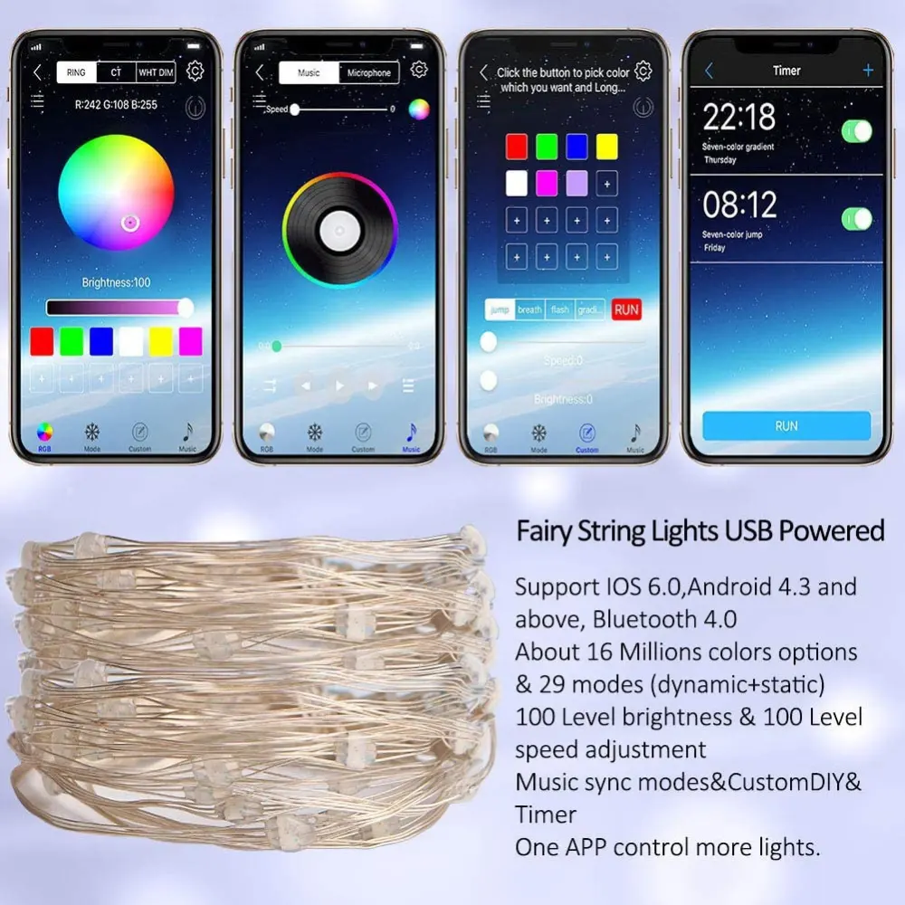 Christmas Tree Decoration Lights Custom LED String