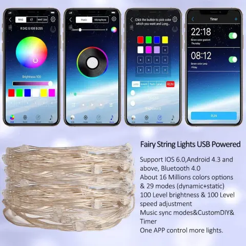 Christmas Tree Decoration Lights Custom LED String
