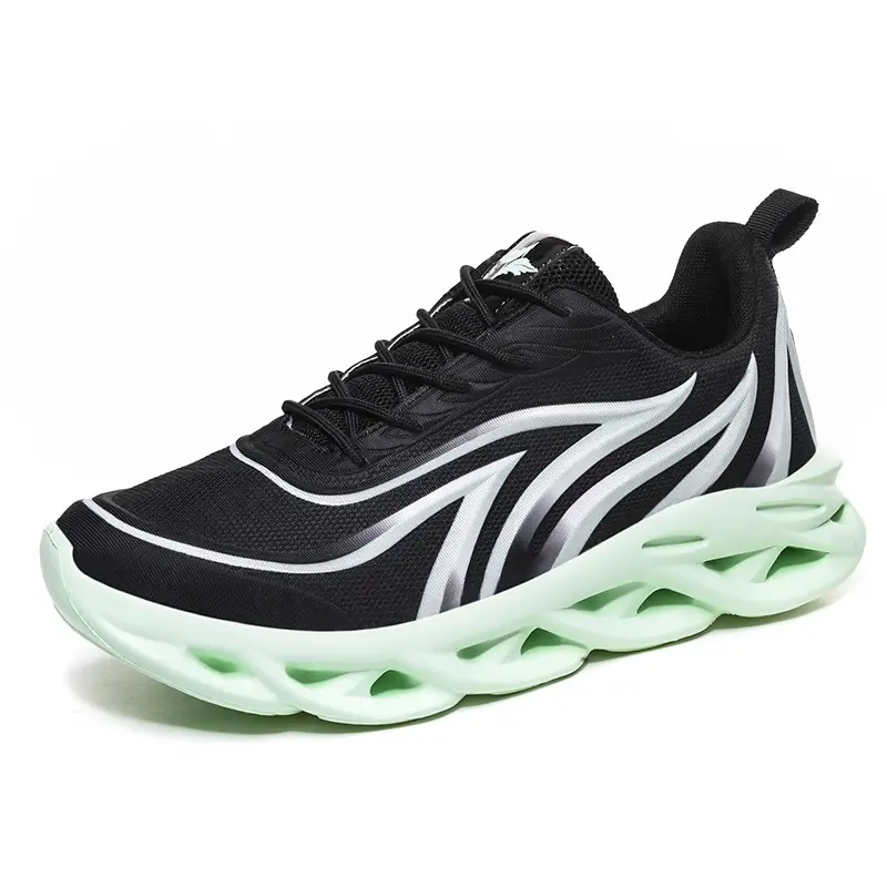 Twisted sole hollow out large size beacon sneakers