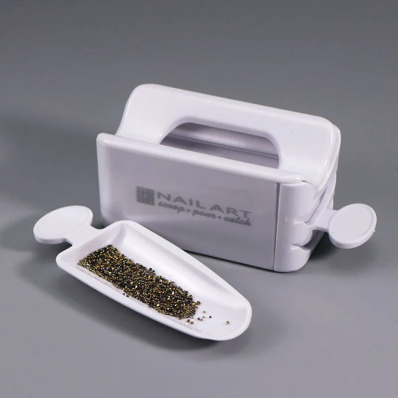 Nail Tools, Nail Accessories Powder Nail Powder Box - White