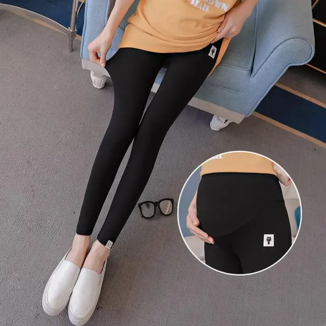 Summer leggings for pregnant women Black - Shop at LoveMi
