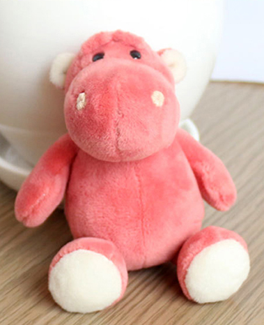 Pink hippo