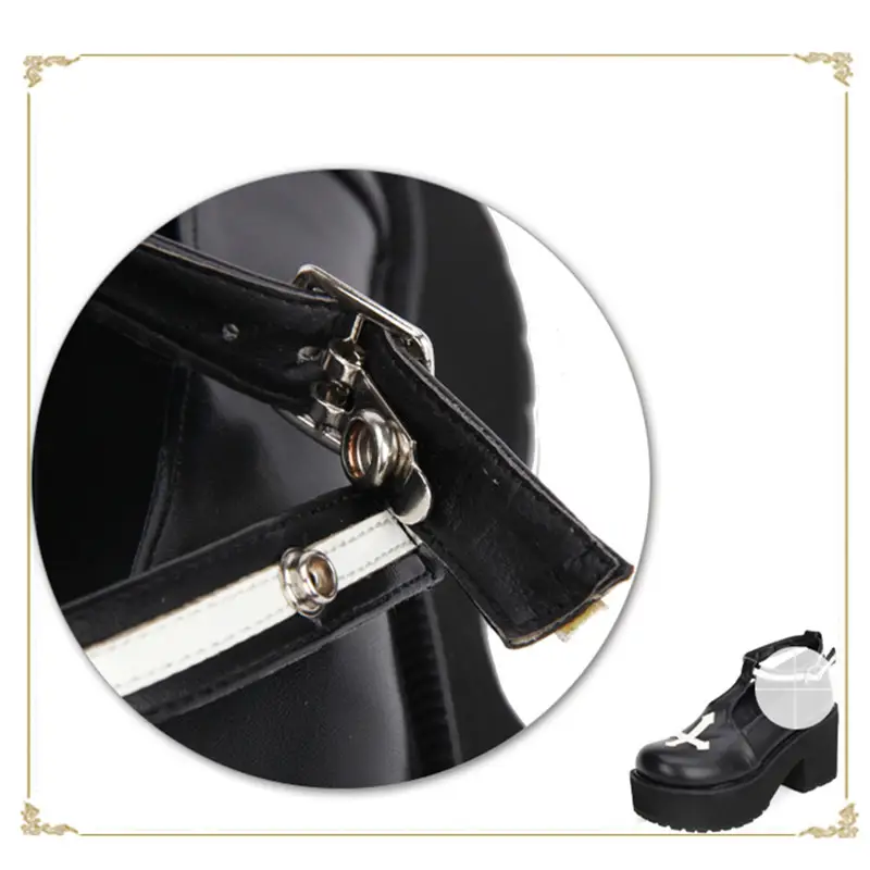 Cross Demon Platform Shoes