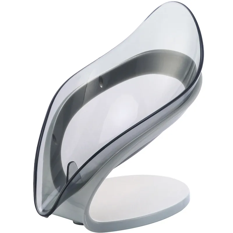Bathroom Soap Holder Leaf Shape Soap Box Kitchen Dish Storage Box Non-slip Drain Soap Storage Case Container Bathroom Accessorie – image 9