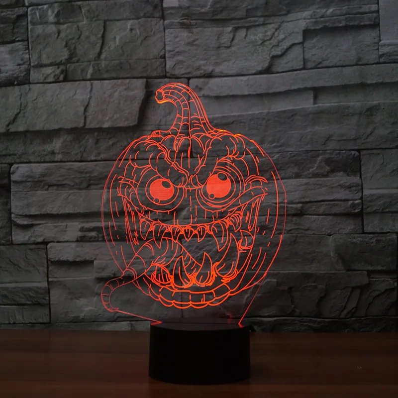 3D lights LED colorful pumpkin lights – image 6