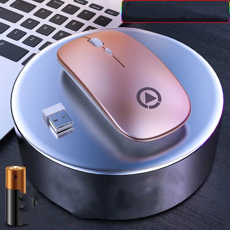 Wireless charging Bluetooth mouse – image 9