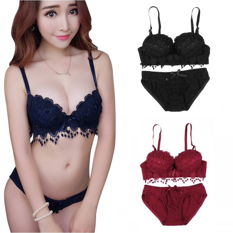 Title 7, Sexy lace gathered bra set