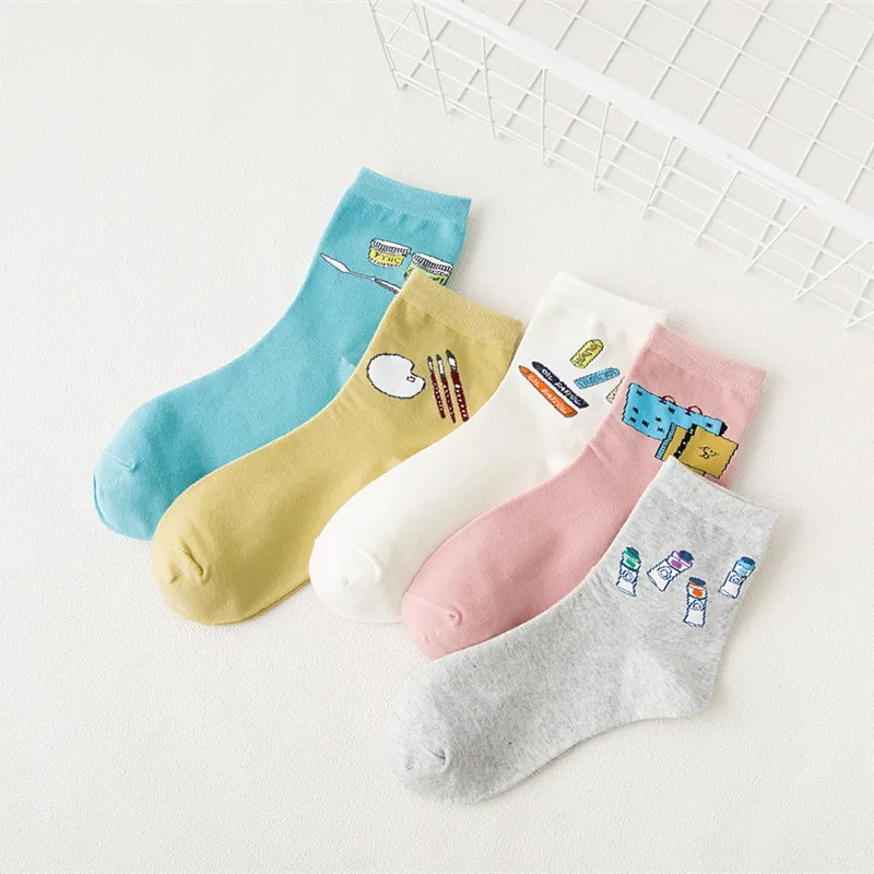 Women's Socks Fall Winter Tube - 10 Style