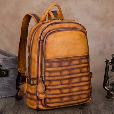 Men's Backpack Leather