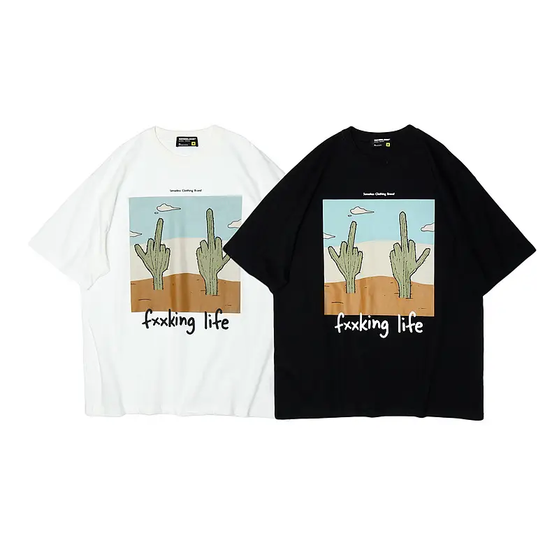 Fun cactus print short sleeve