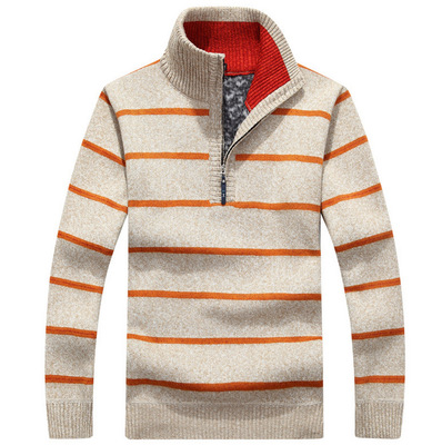 Base casual warm sweater in Beige