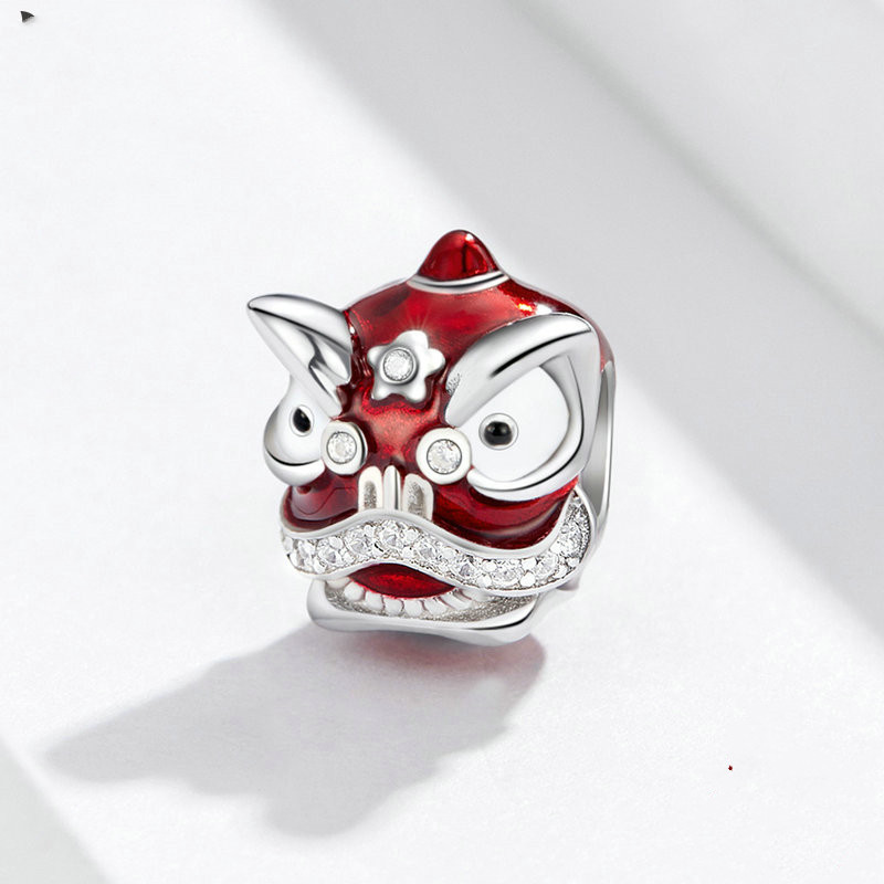 New red Festival lion dance accessories