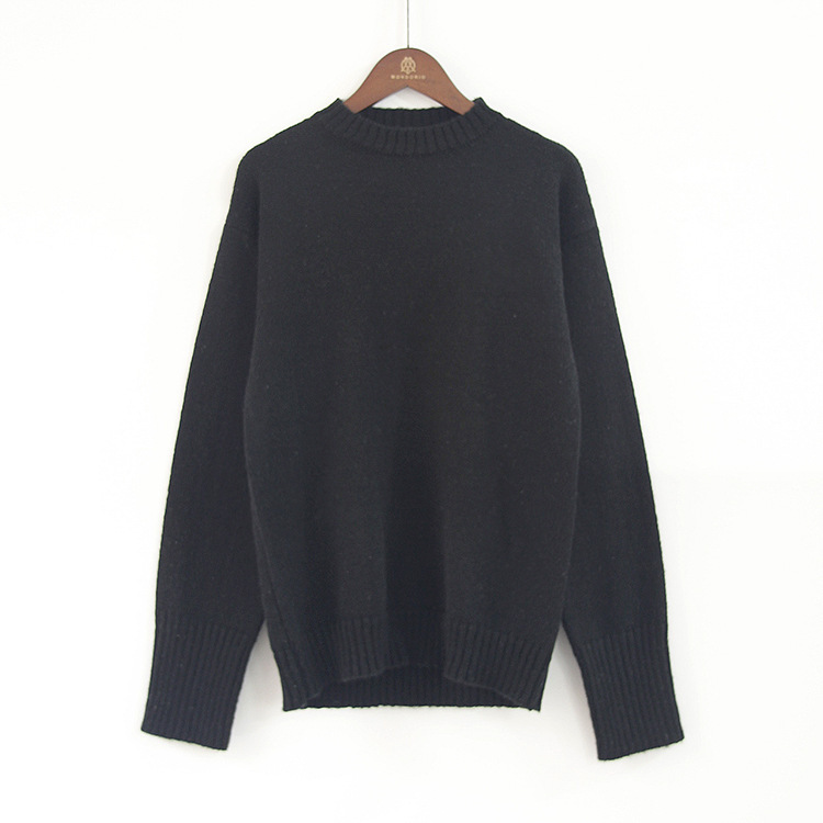 Round neck pullover rabbit wool knitted bottoming shirt