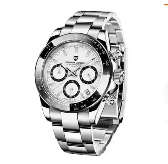 Pagani Design Multi Functional Fine Steel Waterproof Calendar Men's