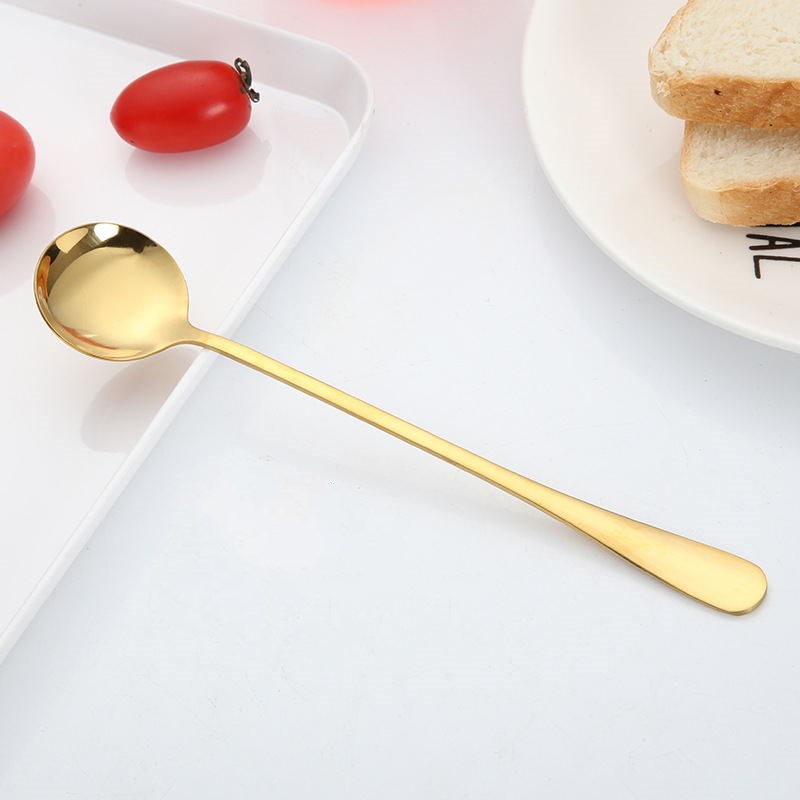 Stainless steel ice spoon stirring spoon