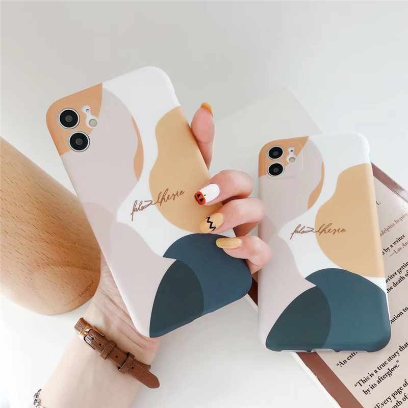 Contrasting soft silicone phone case