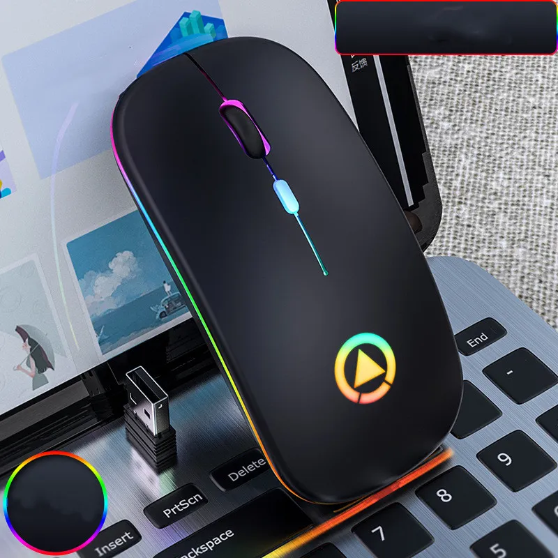 Wireless charging Bluetooth mouse