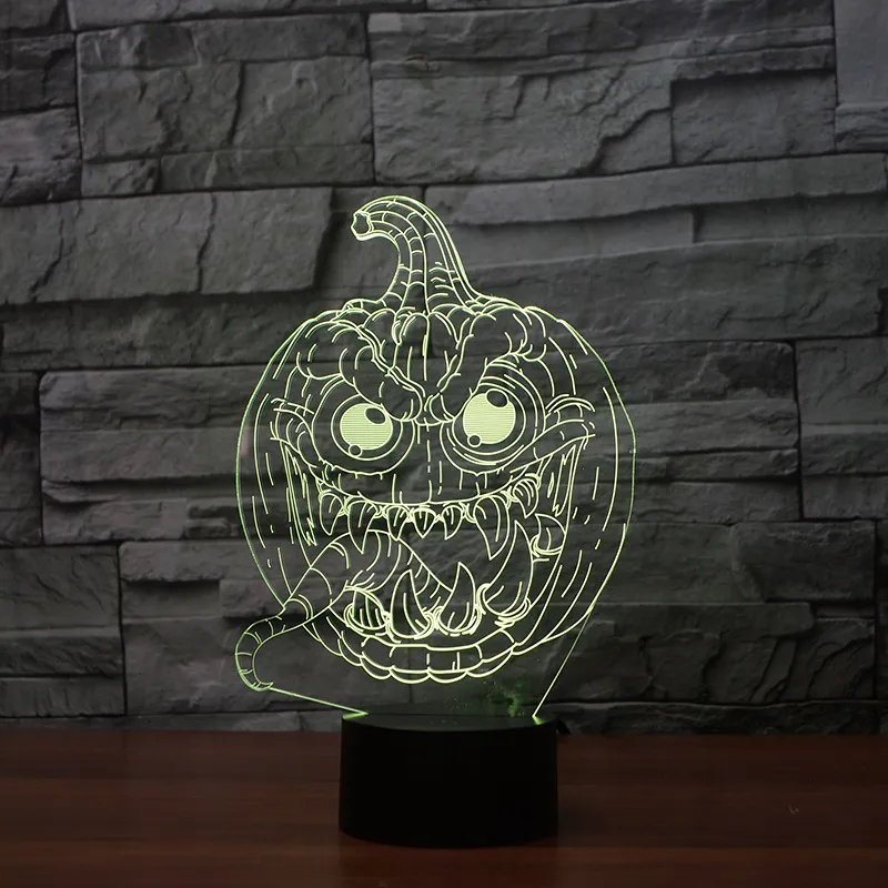 3D lights LED colorful pumpkin lights – image 3
